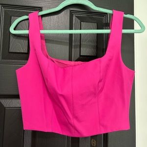 House of Harlow 1960 pink corset top NWT